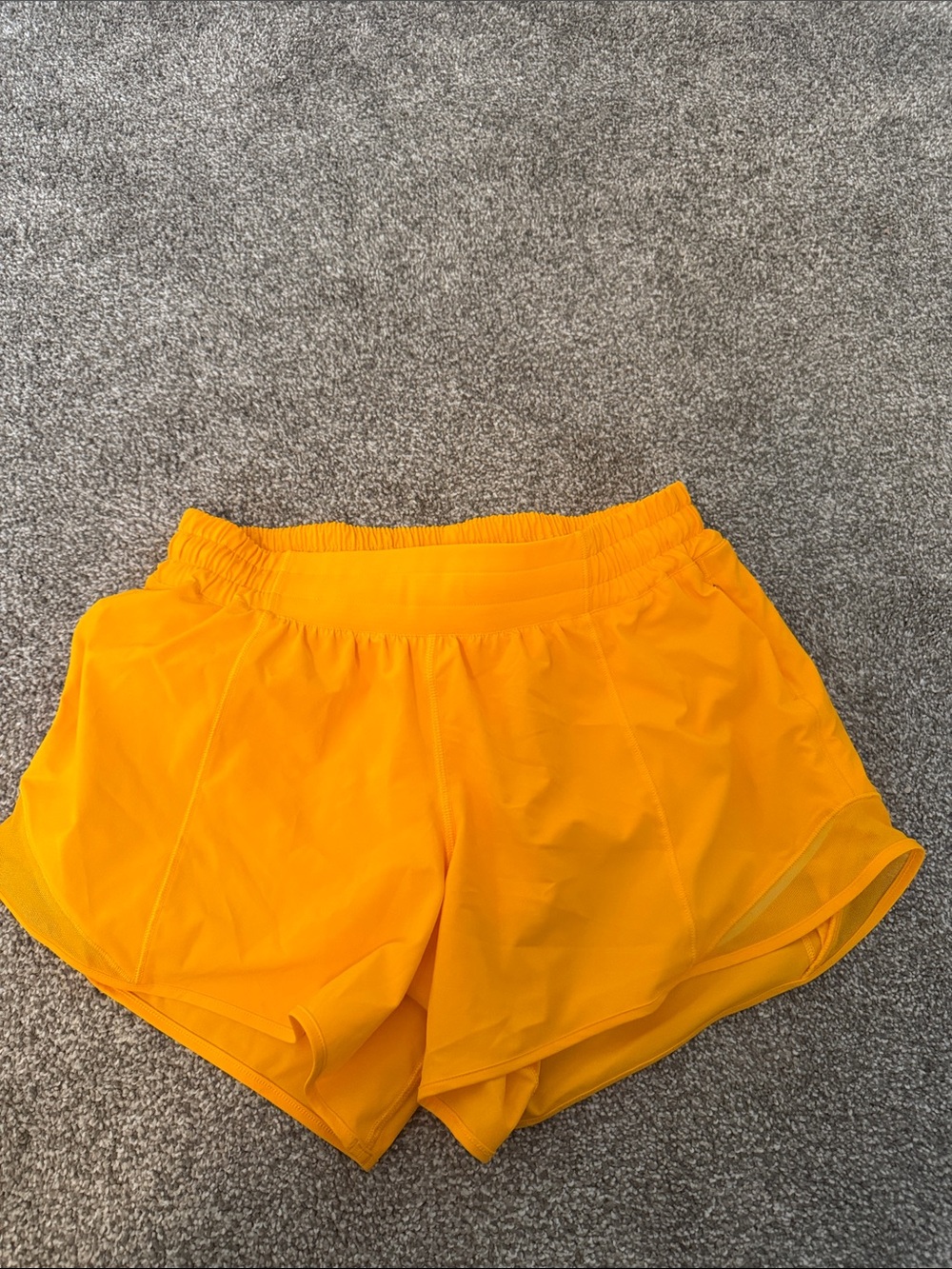 lululemon athletica Bright Orange Run Shorts